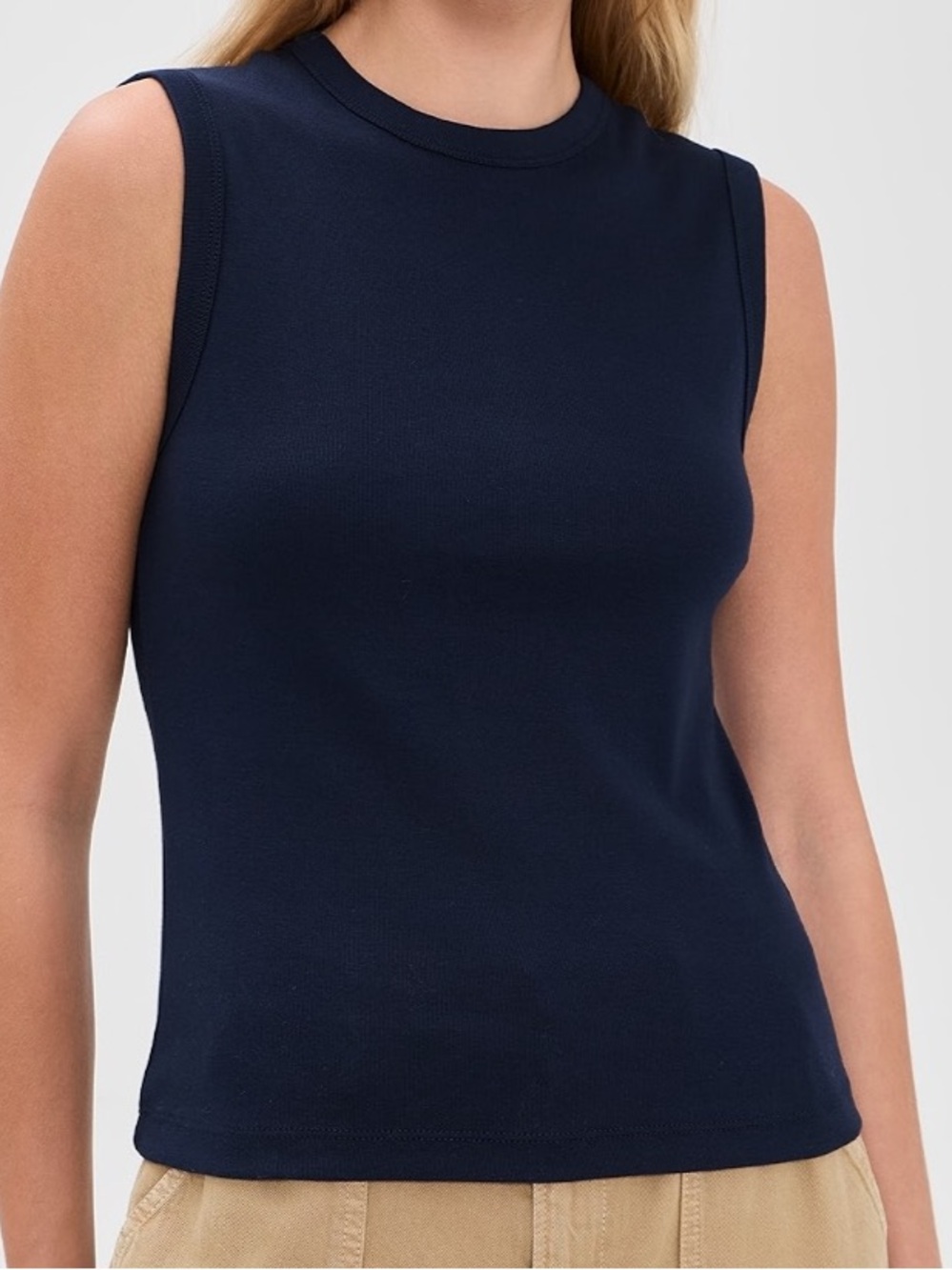 Madewell Navy Cotton Tank